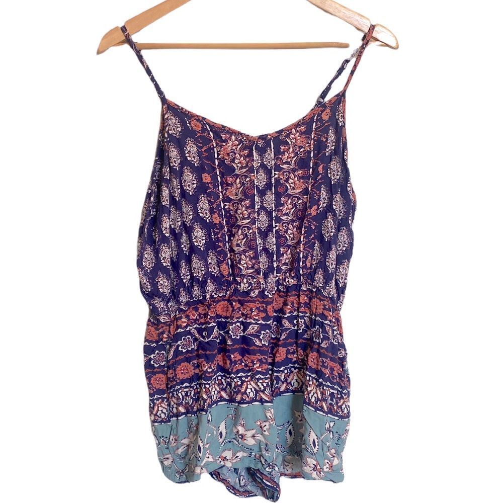 Y2K Angie Sleeveless Summer Romper Size Large
